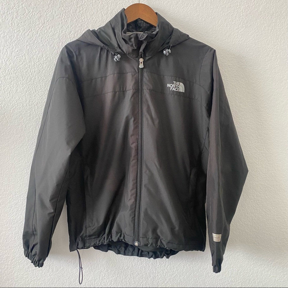 The North Face womens lightweight black zip up jacket size medium